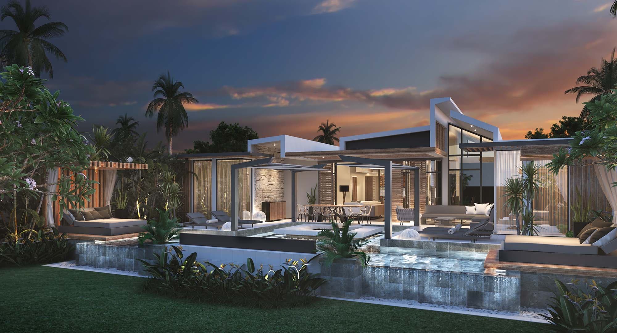 Exclusive collection of modern villas in tropical style 1