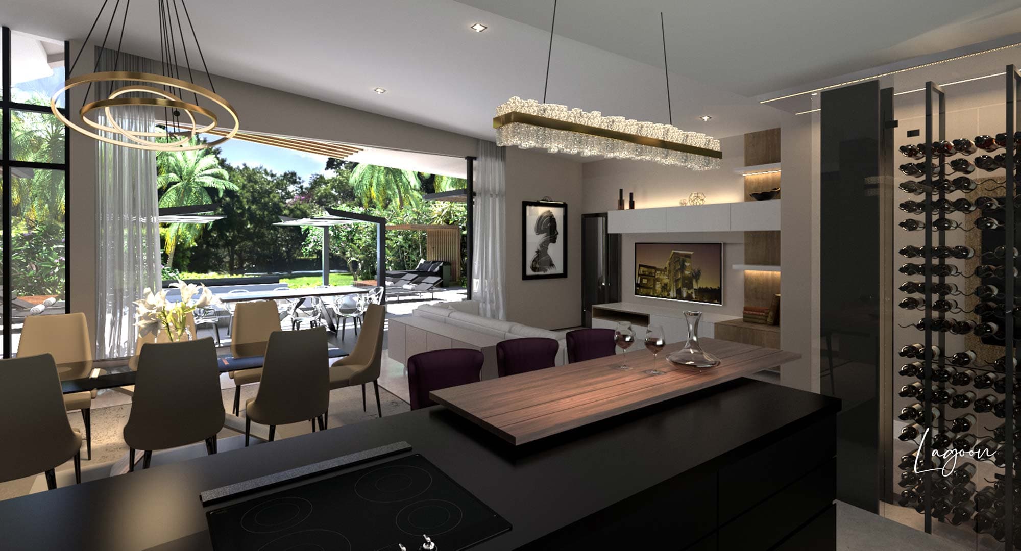 Exclusive collection of modern villas in tropical style 2