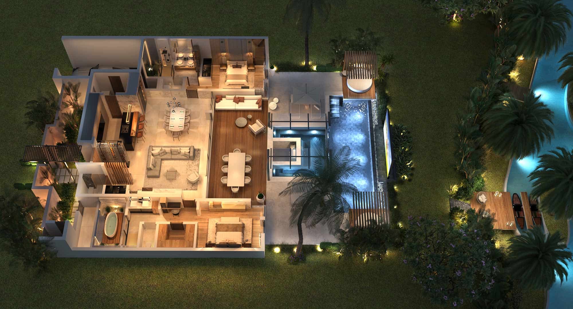 Exclusive collection of modern villas in tropical style 7