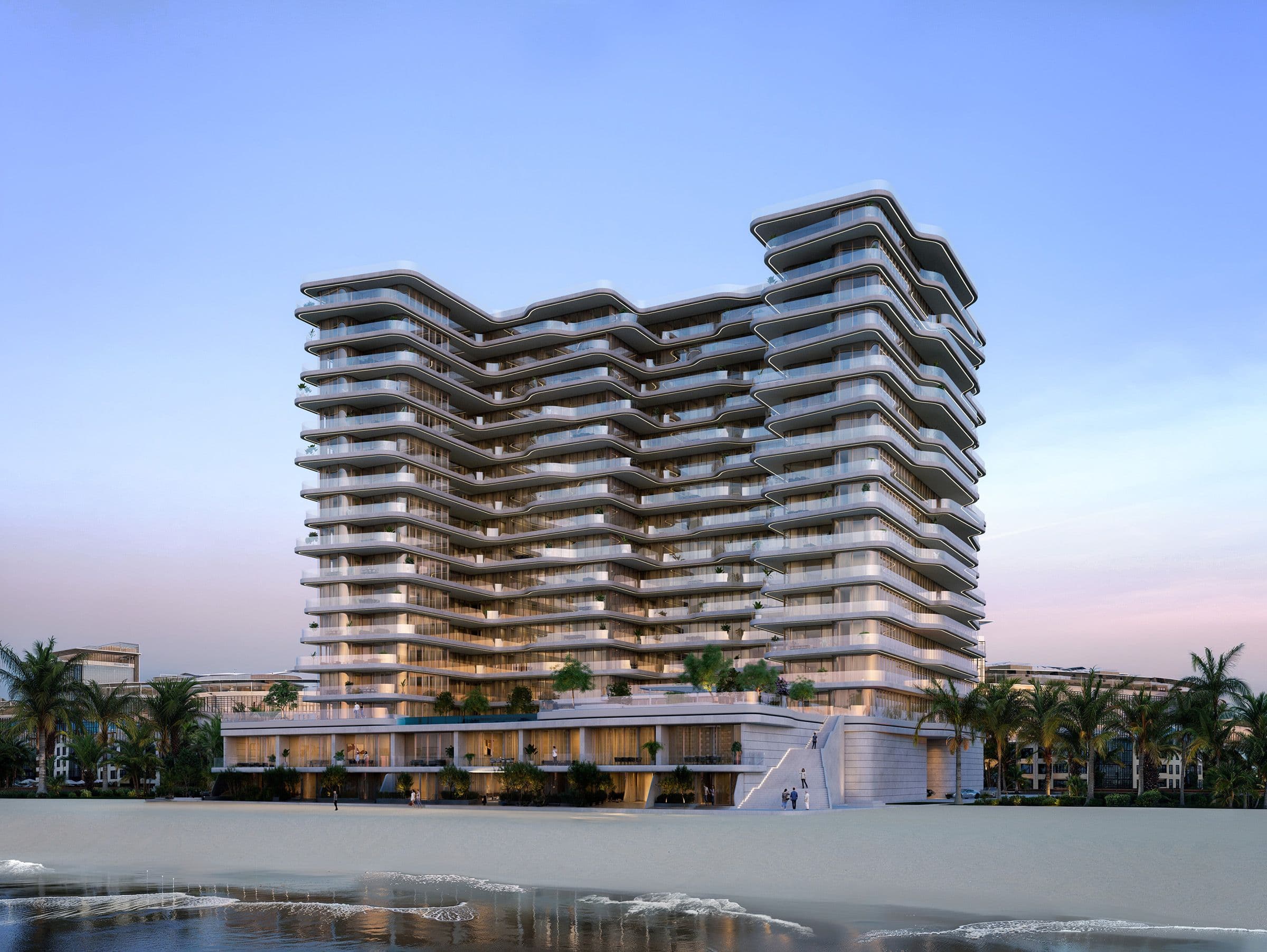 Beach designer residences on the island near Ras Al Khaimah 2