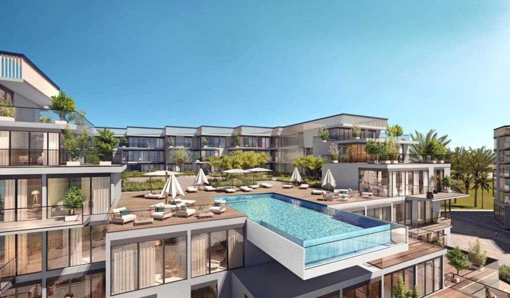 Sea residences on the island off the coast of Doha 2