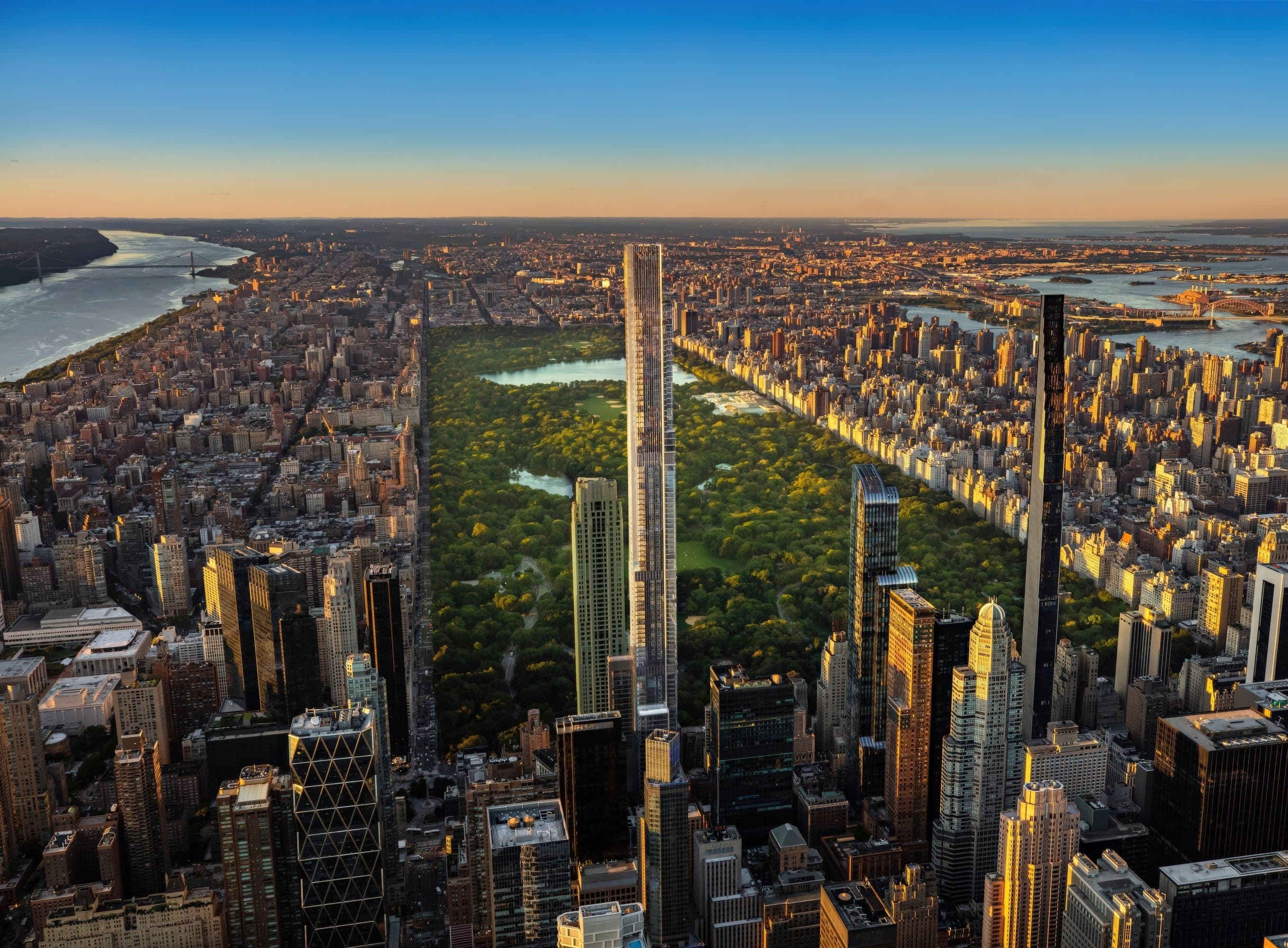Residences above Central Park in the tallest residential skyscraper 1
